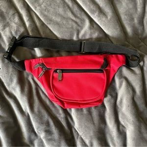 Red Fanny Pack